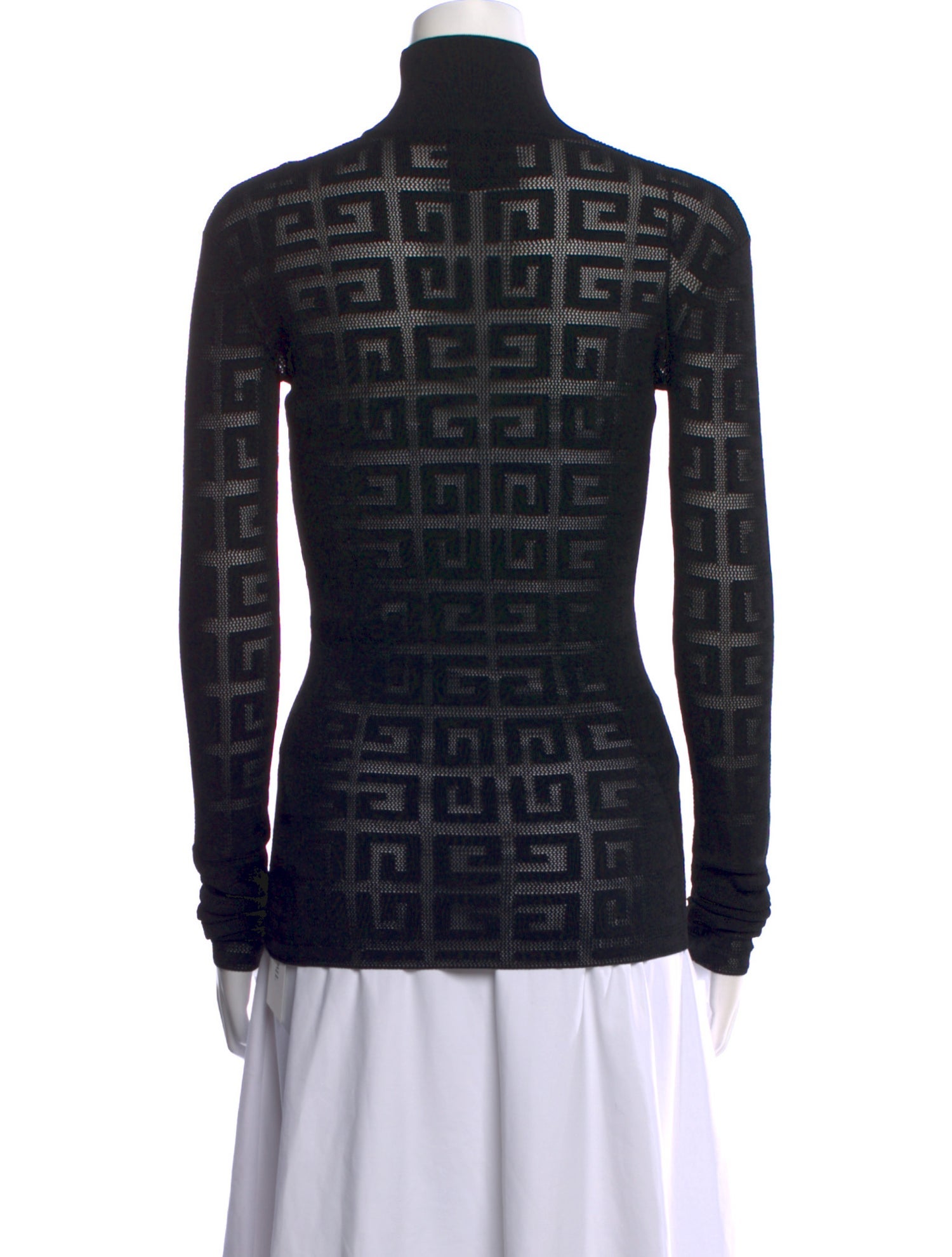 Givenchy Patterned Turtleneck Top