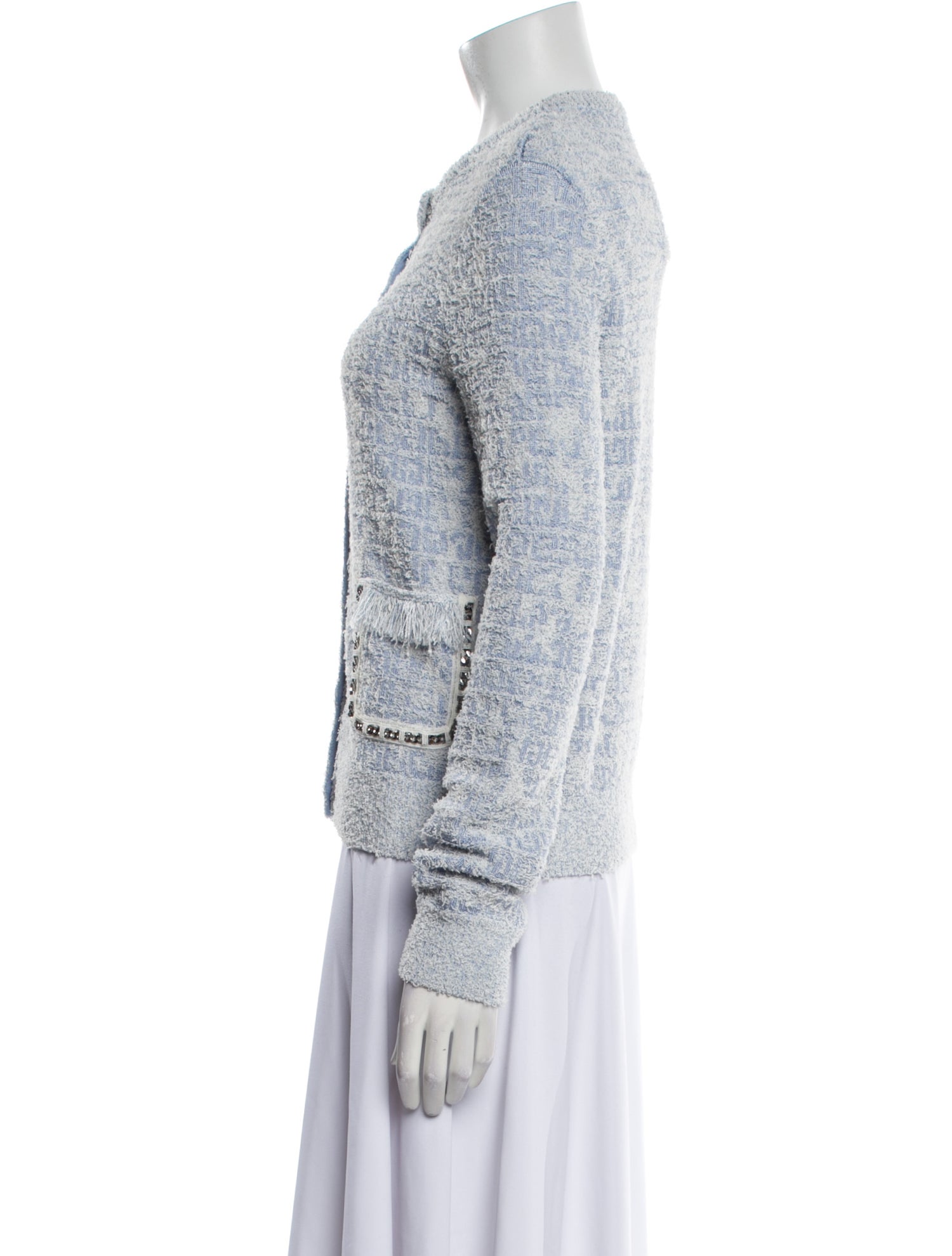 Givenchy Tweed Pattern Evening Jacket