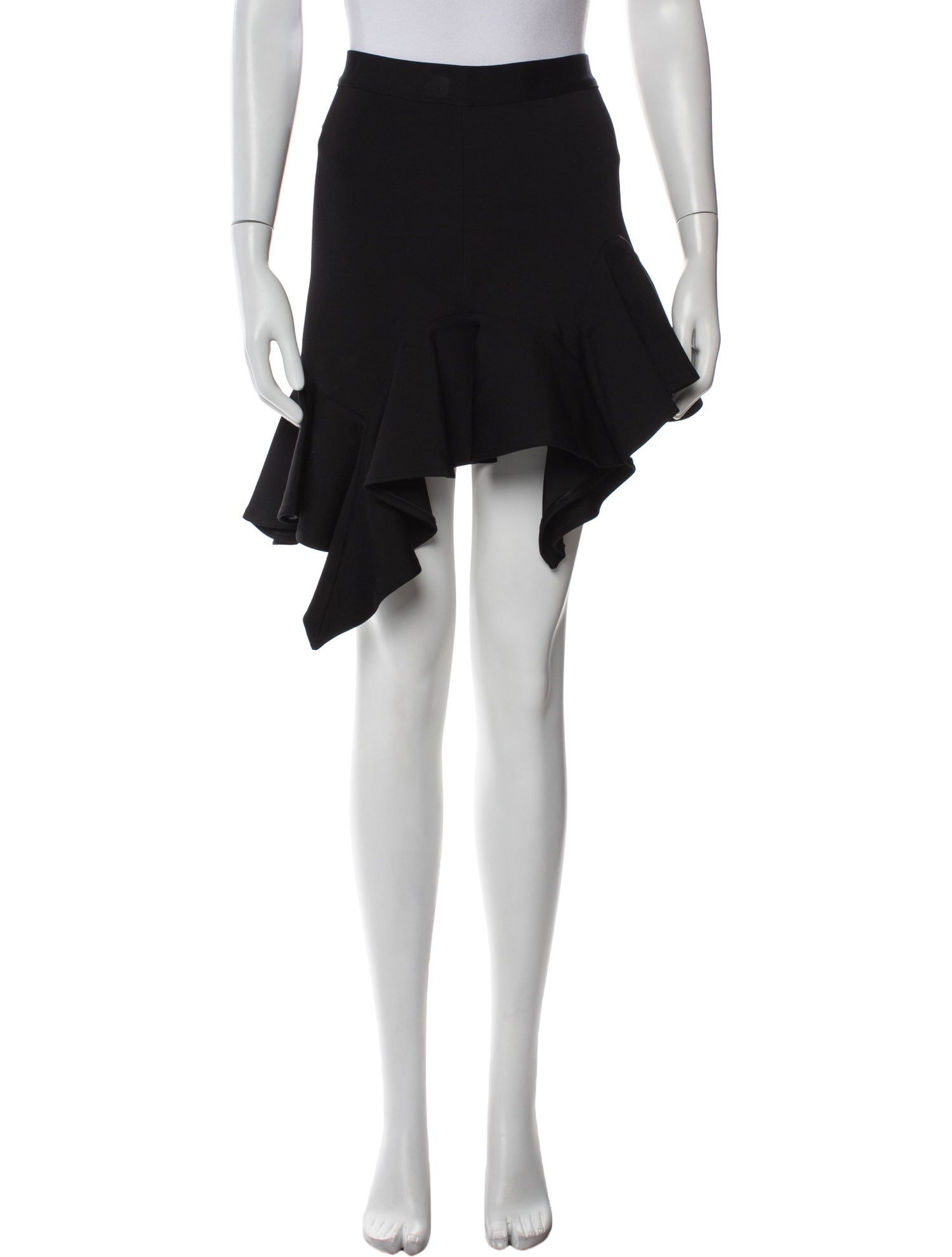 Givenchy Ruffle Embellishment Knee-Length Skirt