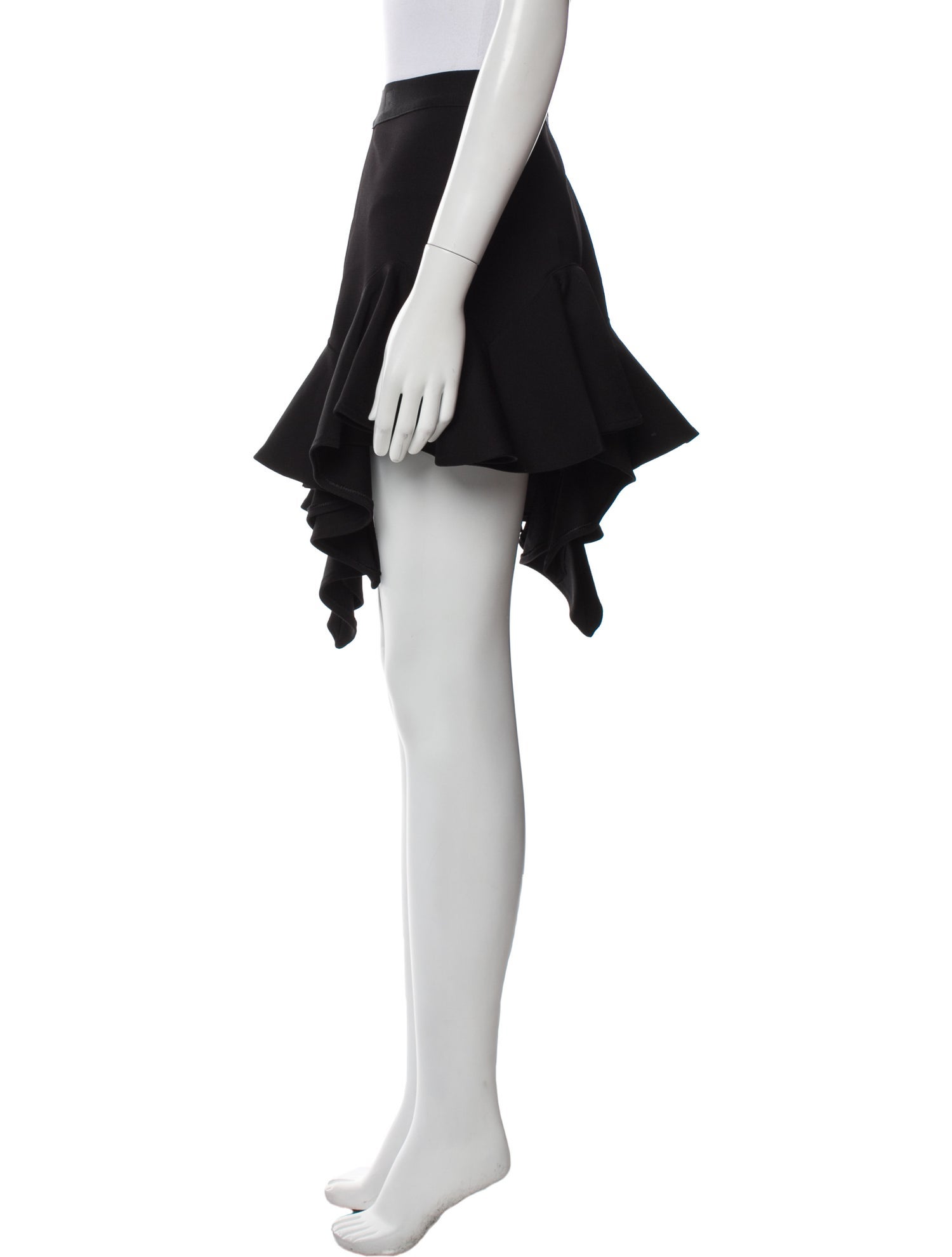 Givenchy Ruffle Embellishment Knee-Length Skirt