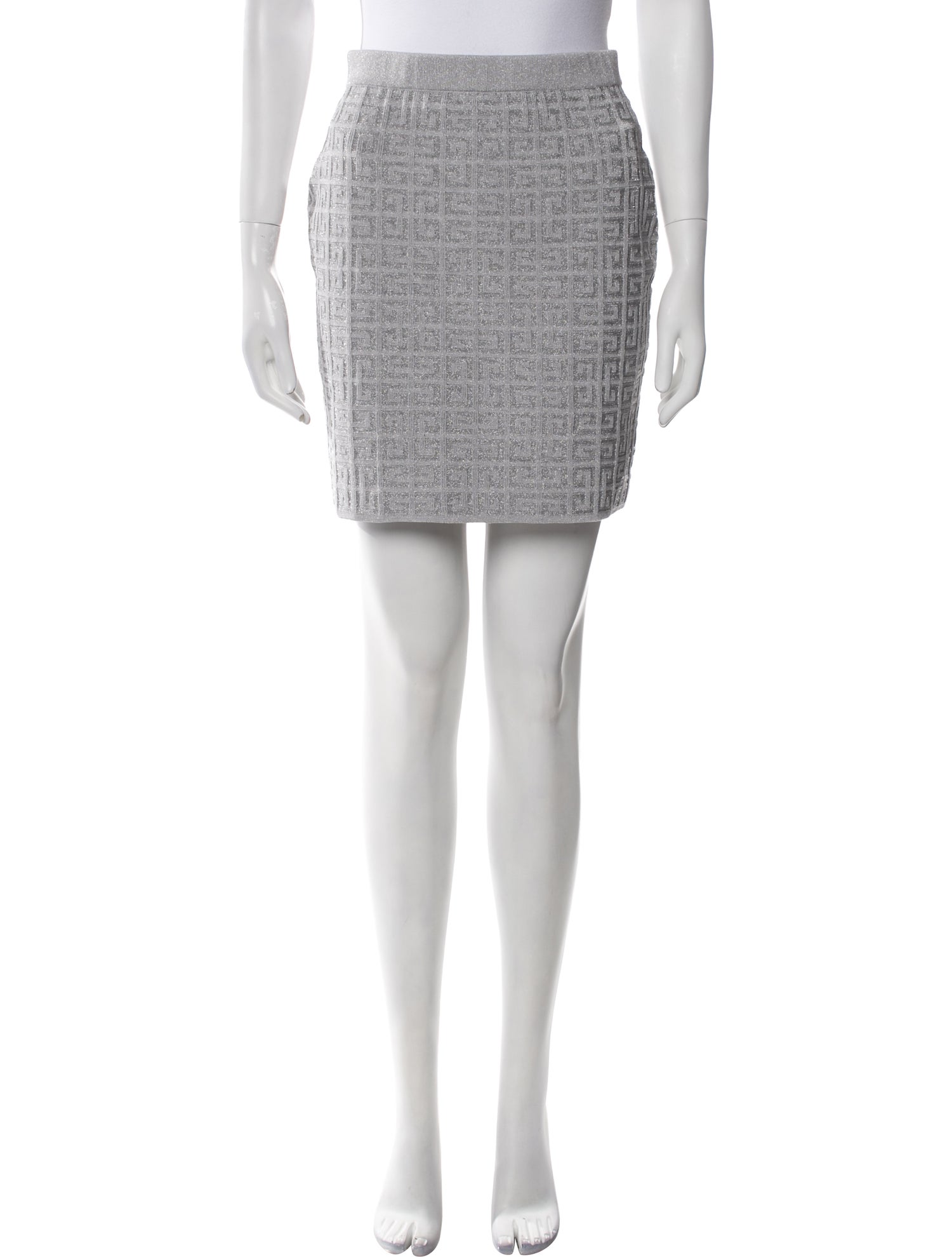 Givenchy Tweed Pattern Mini Skirt