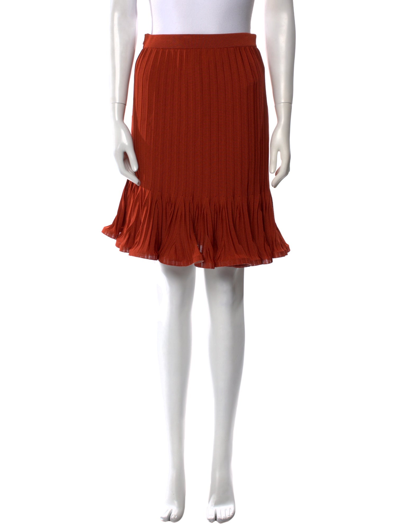 Givenchy Ruffle Embellishment Knee-Length Skirt w/ Tags