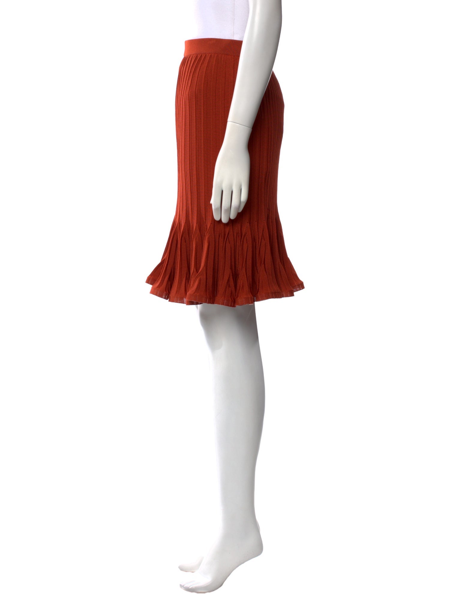 Givenchy Ruffle Embellishment Knee-Length Skirt w/ Tags