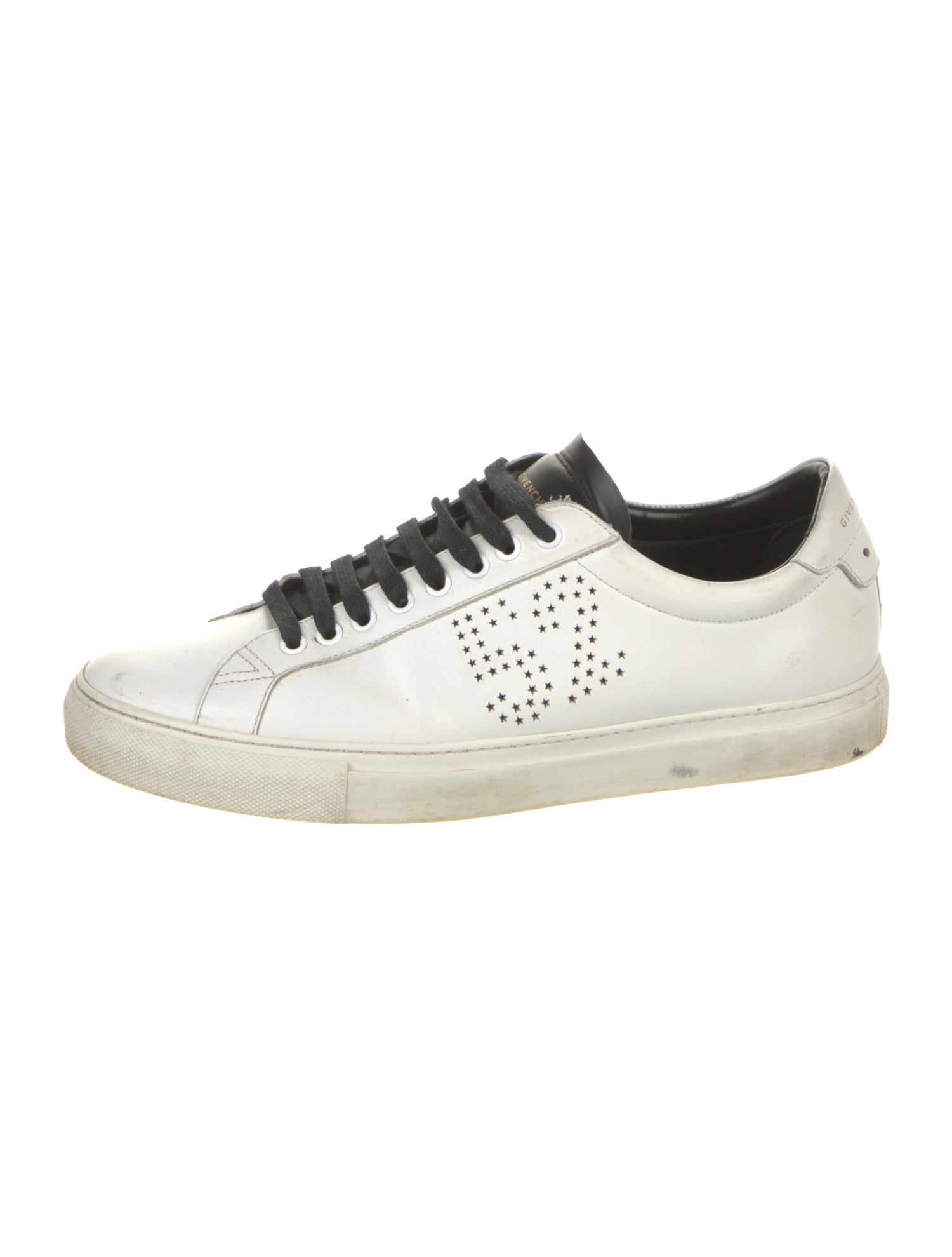 Givenchy Leather Colorblock Pattern Sneakers