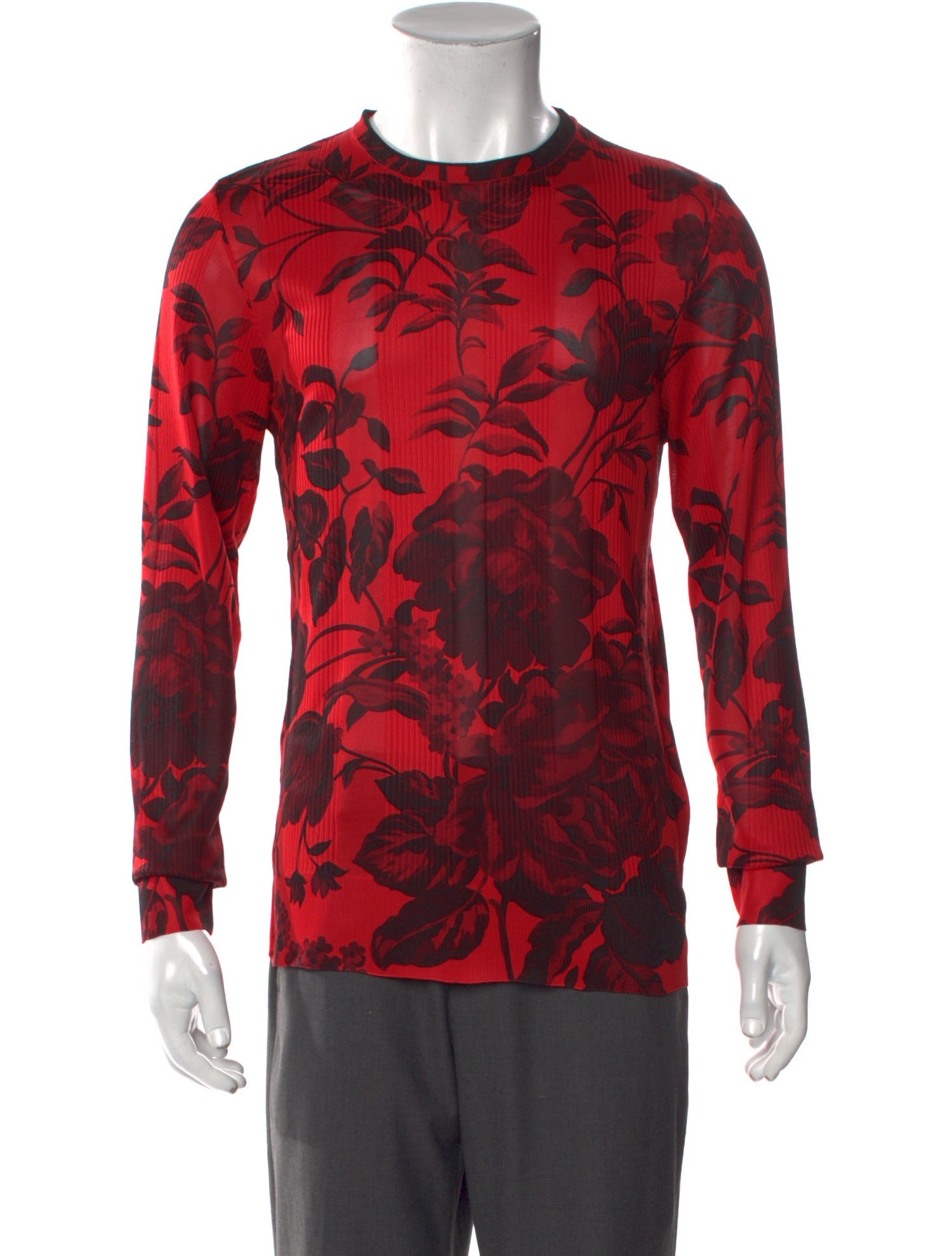 Givenchy Printed Crew Neck Henley