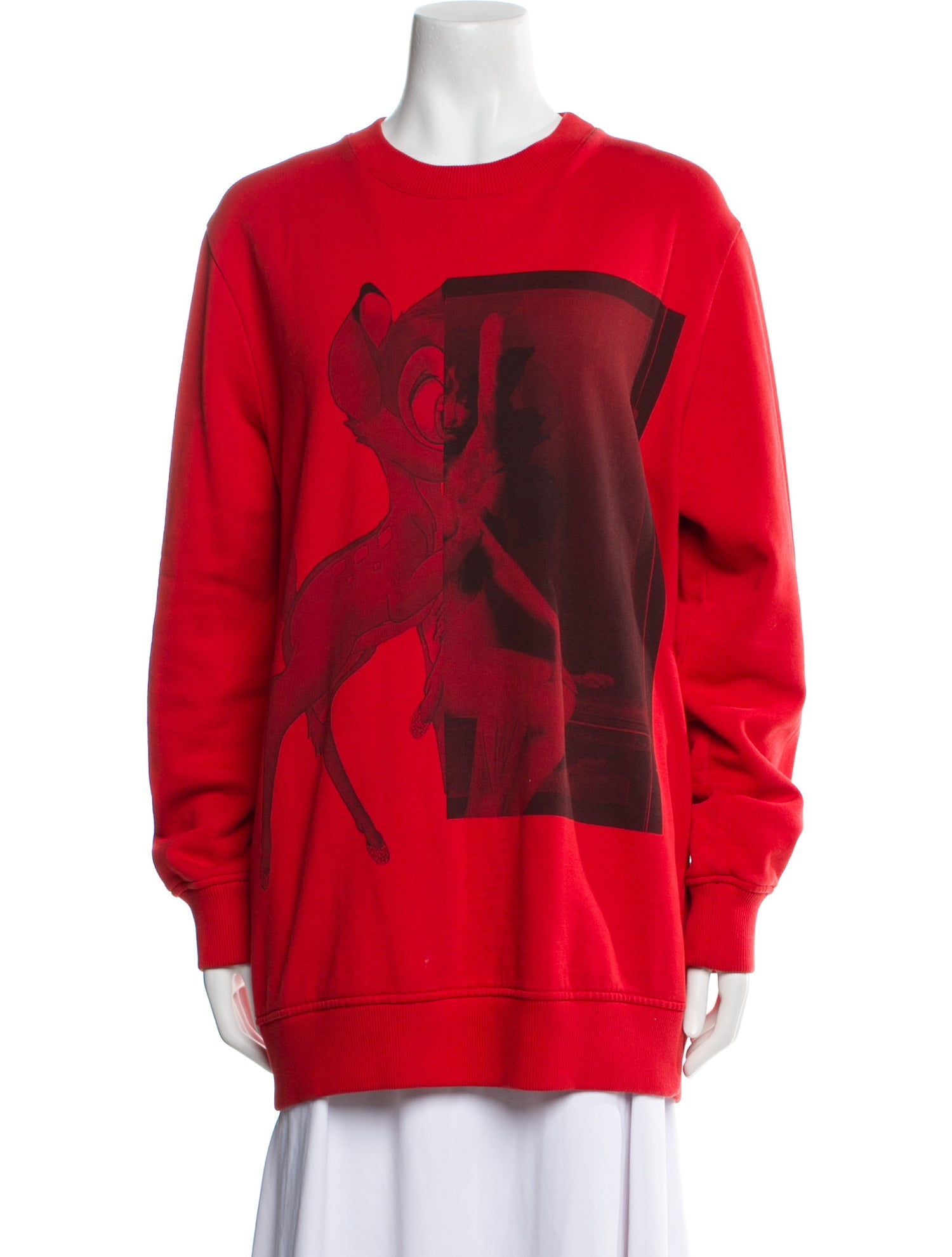 Givenchy Graphic Print Crew Neck Sweatshirt