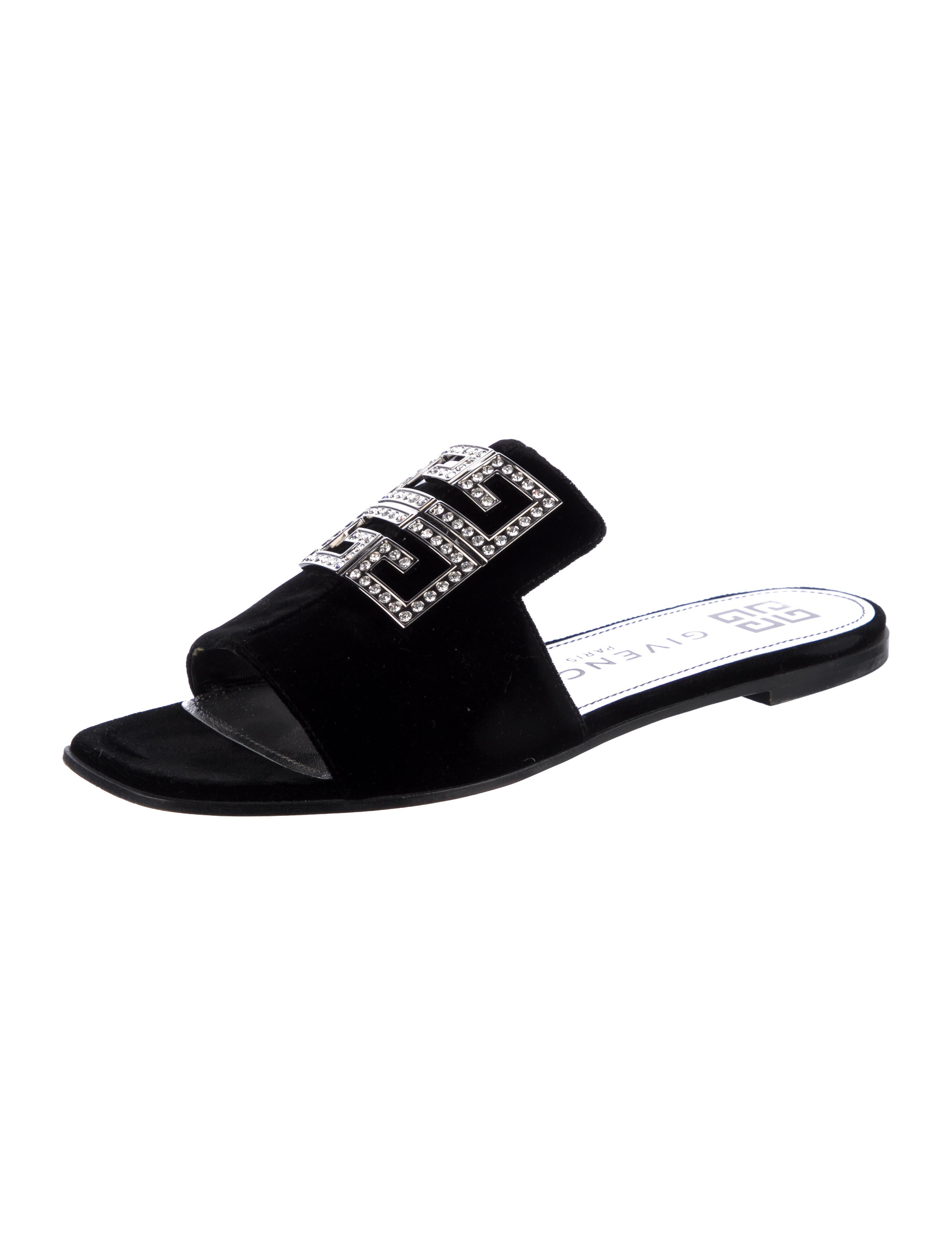 Givenchy Velvet Slides