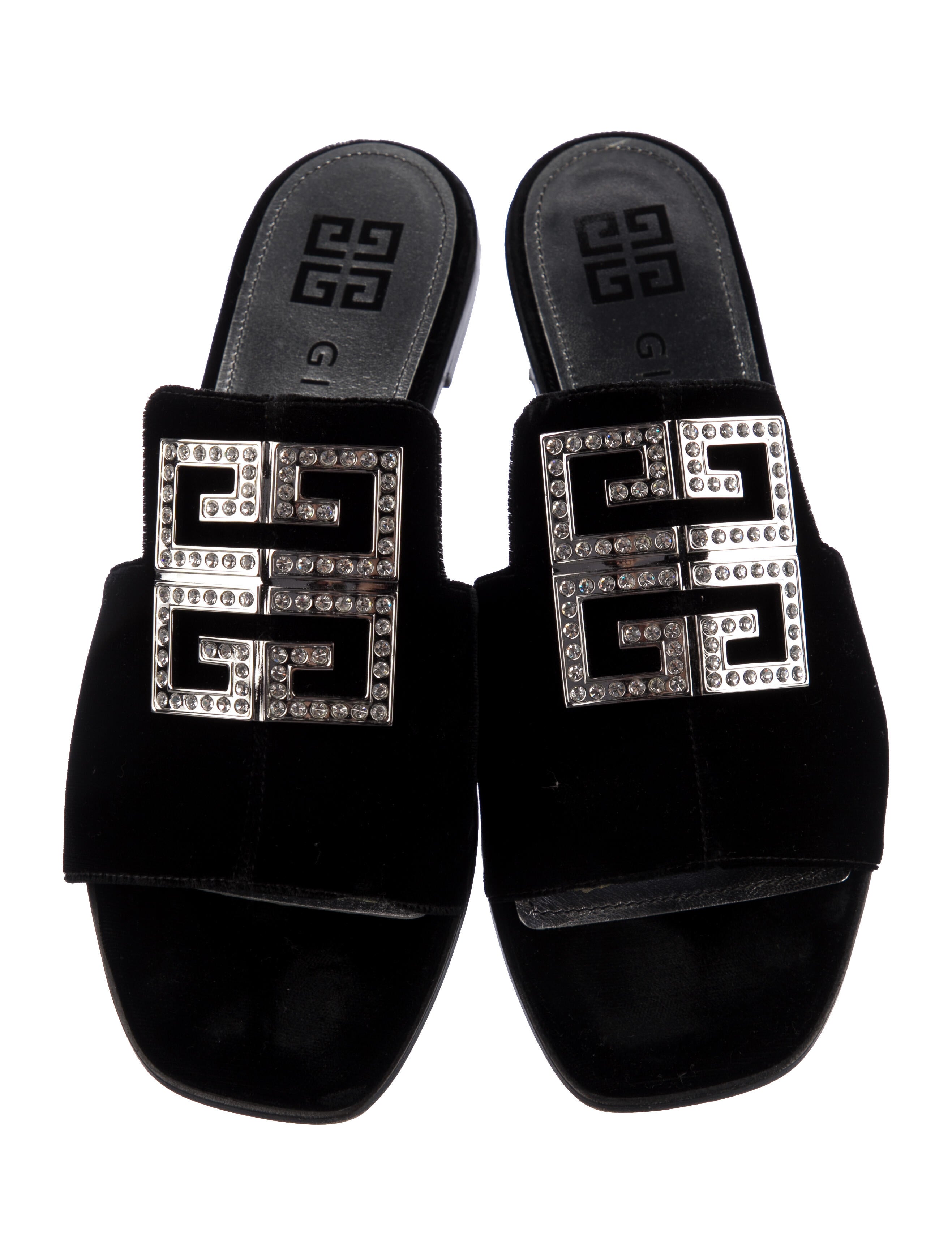 Givenchy Velvet Slides