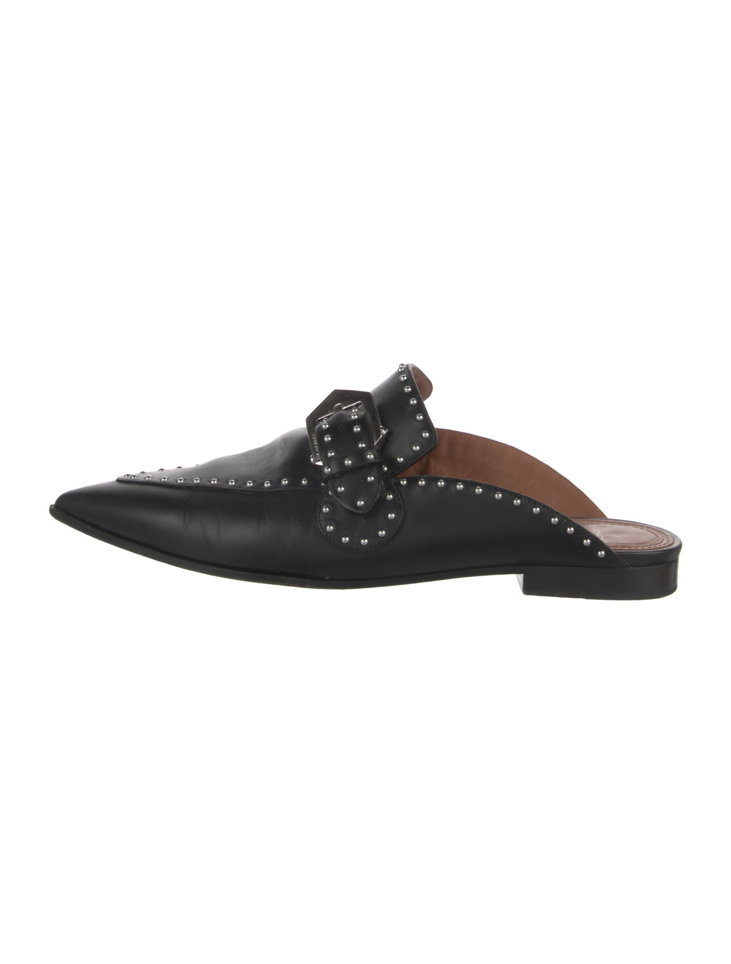 Givenchy Leather Studded Accents Mules