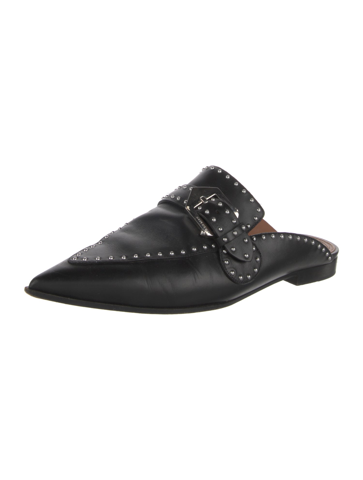 Givenchy Leather Studded Accents Mules