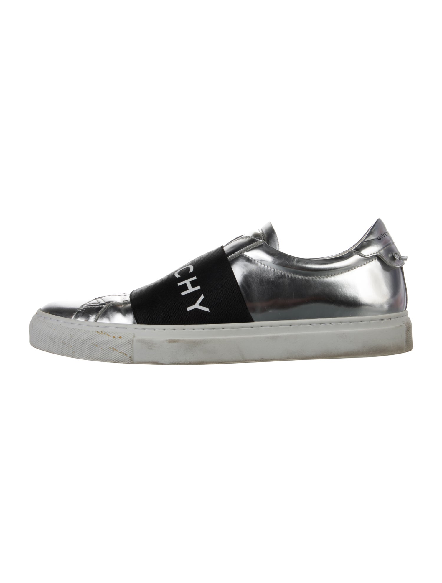 Givenchy Leather Colorblock Pattern Loafer Sneakers