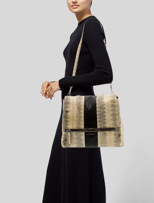 Givenchy Embossed Leather Top Handle Bag