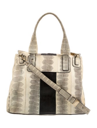 Givenchy Embossed Leather Top Handle Bag