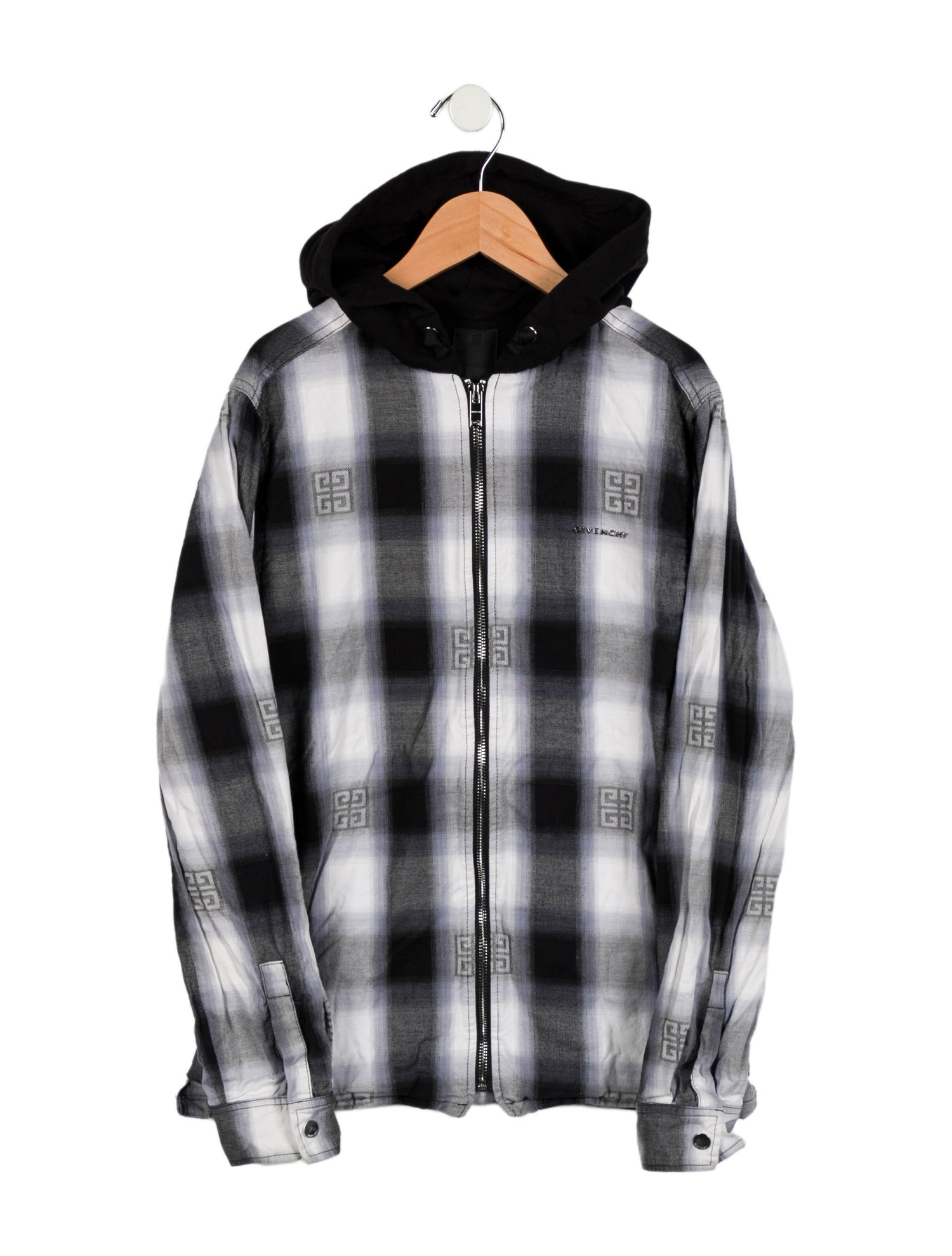 Givenchy Boys' Logo Print Long Sleeve Jacket