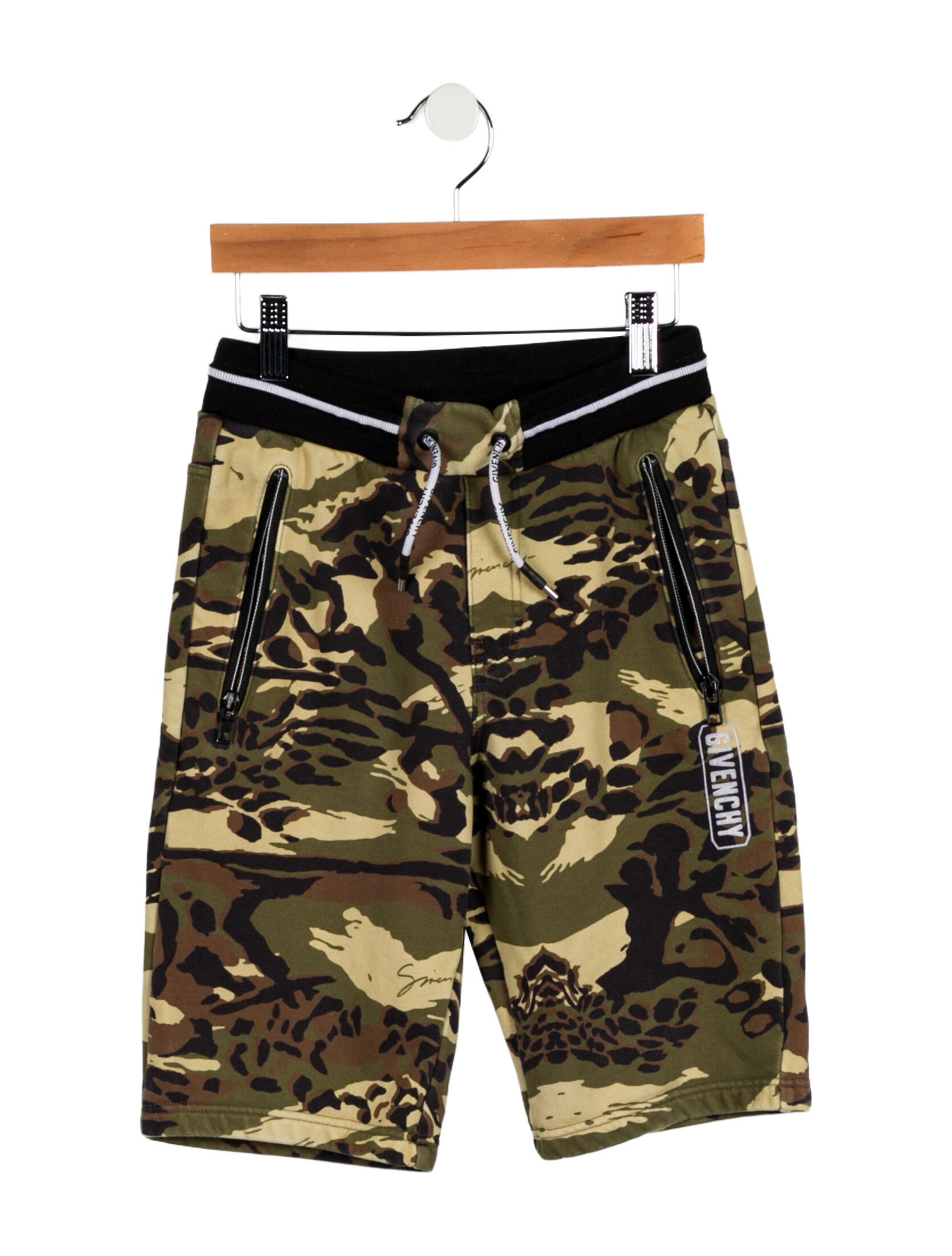 Givenchy Boys' Logo print Camouflage Shorts