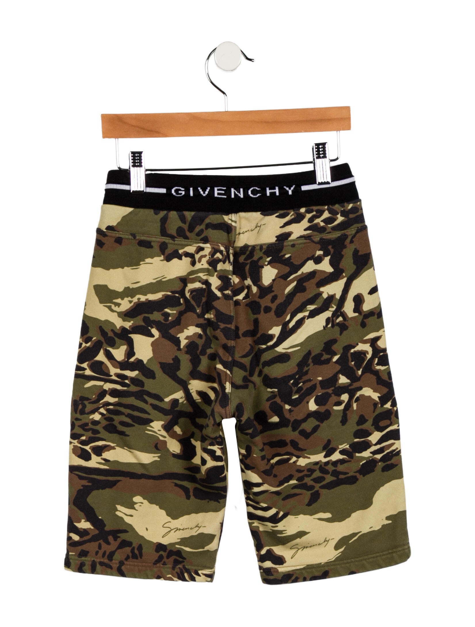 Givenchy Boys' Logo print Camouflage Shorts
