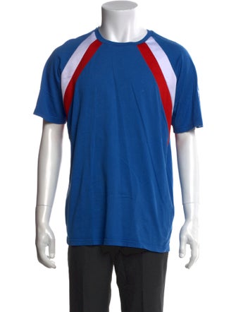 Givenchy Colorblock Pattern Crew Neck T-Shirt