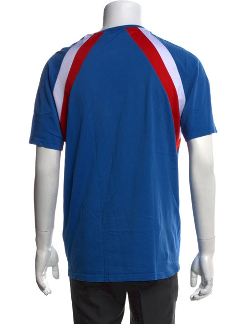 Givenchy Colorblock Pattern Crew Neck T-Shirt