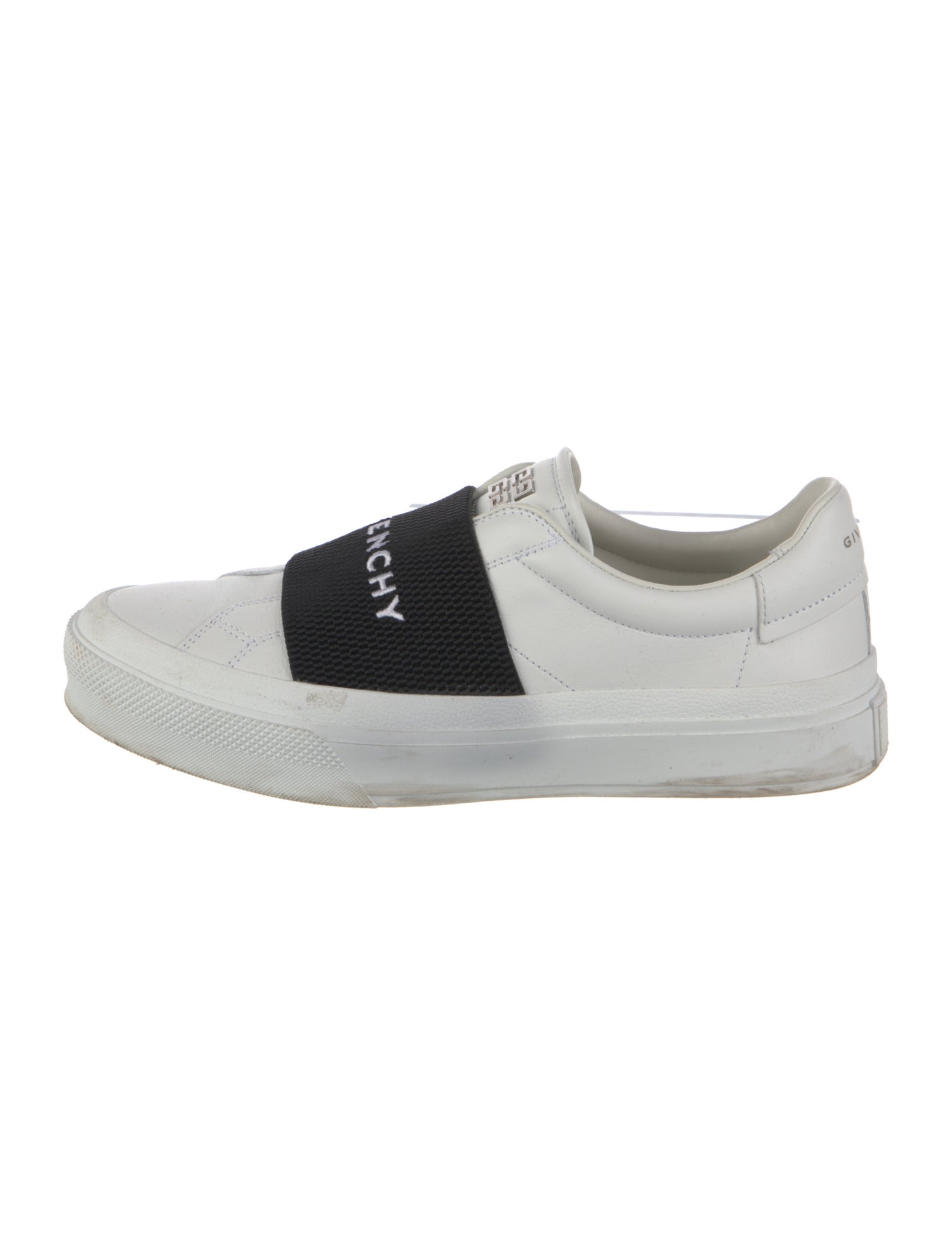 Givenchy Leather Grosgrain Trim Sneakers