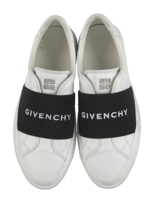 Givenchy Leather Grosgrain Trim Sneakers