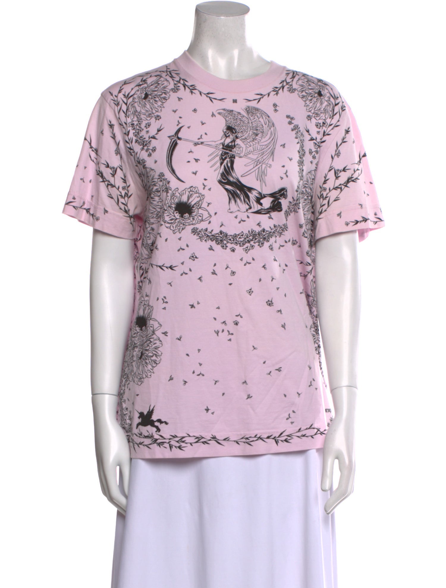 Givenchy Printed Crew Neck T-Shirt