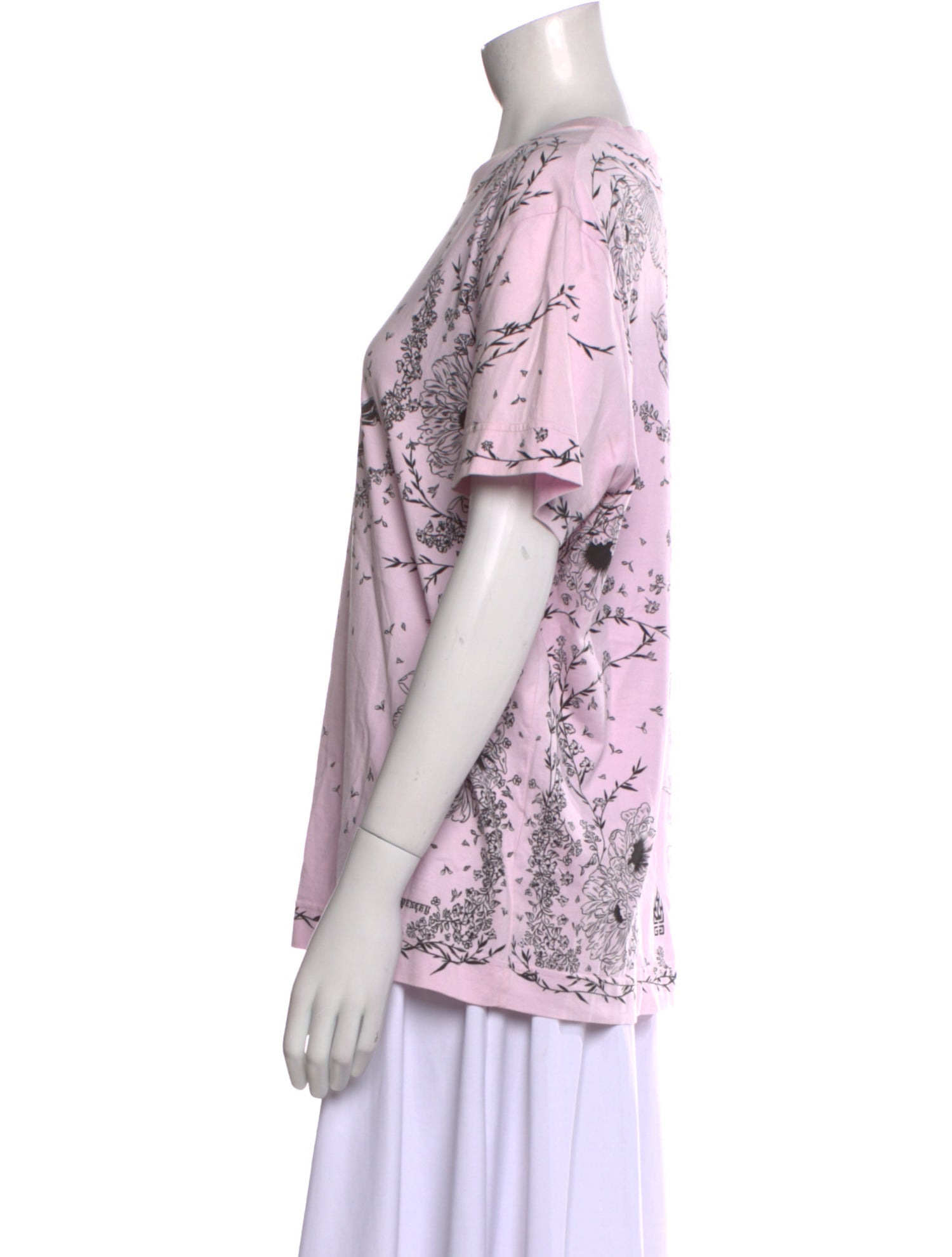 Givenchy Printed Crew Neck T-Shirt