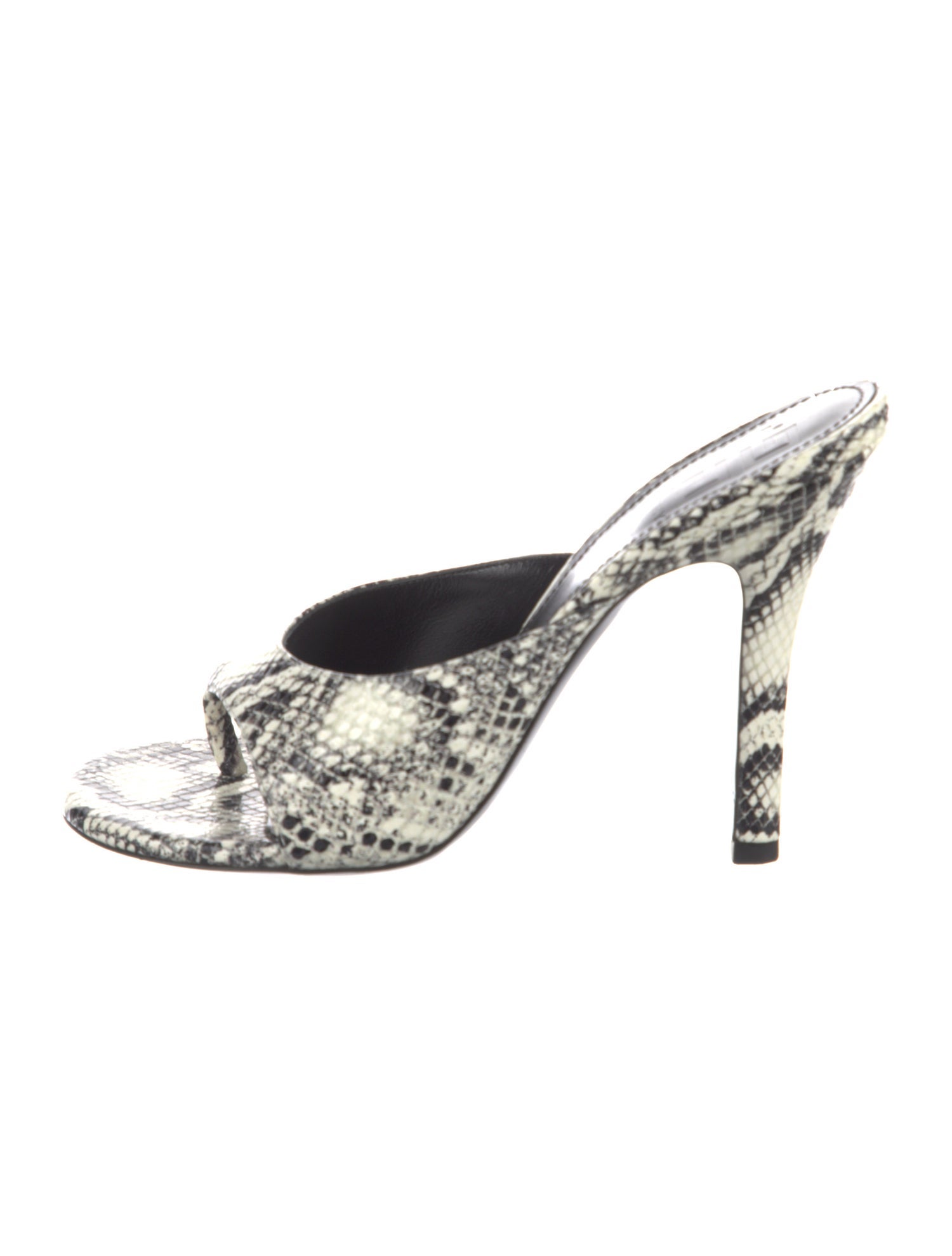 Givenchy Snakeskin Animal Print Slides