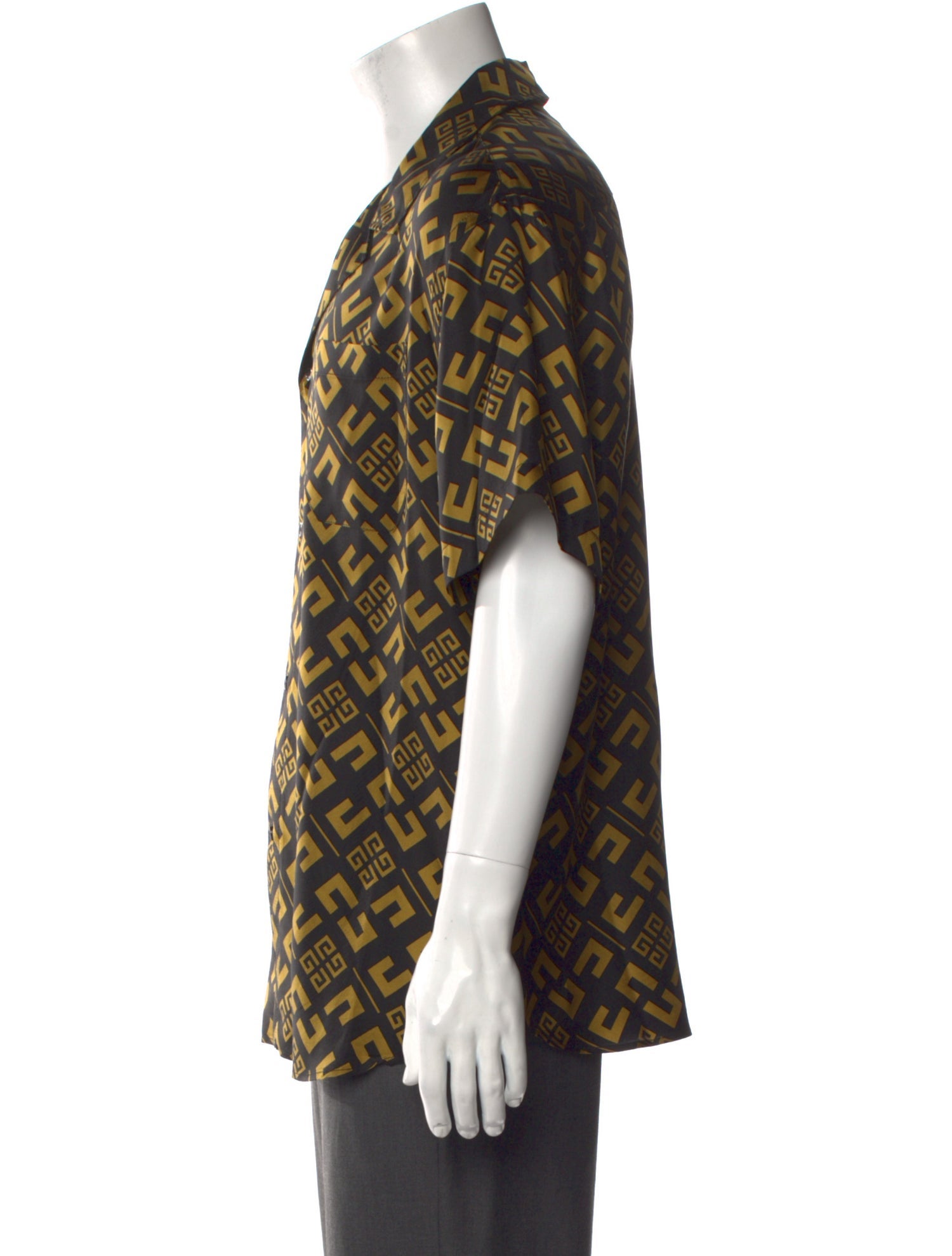 Givenchy Signature Logo Silk Shirt