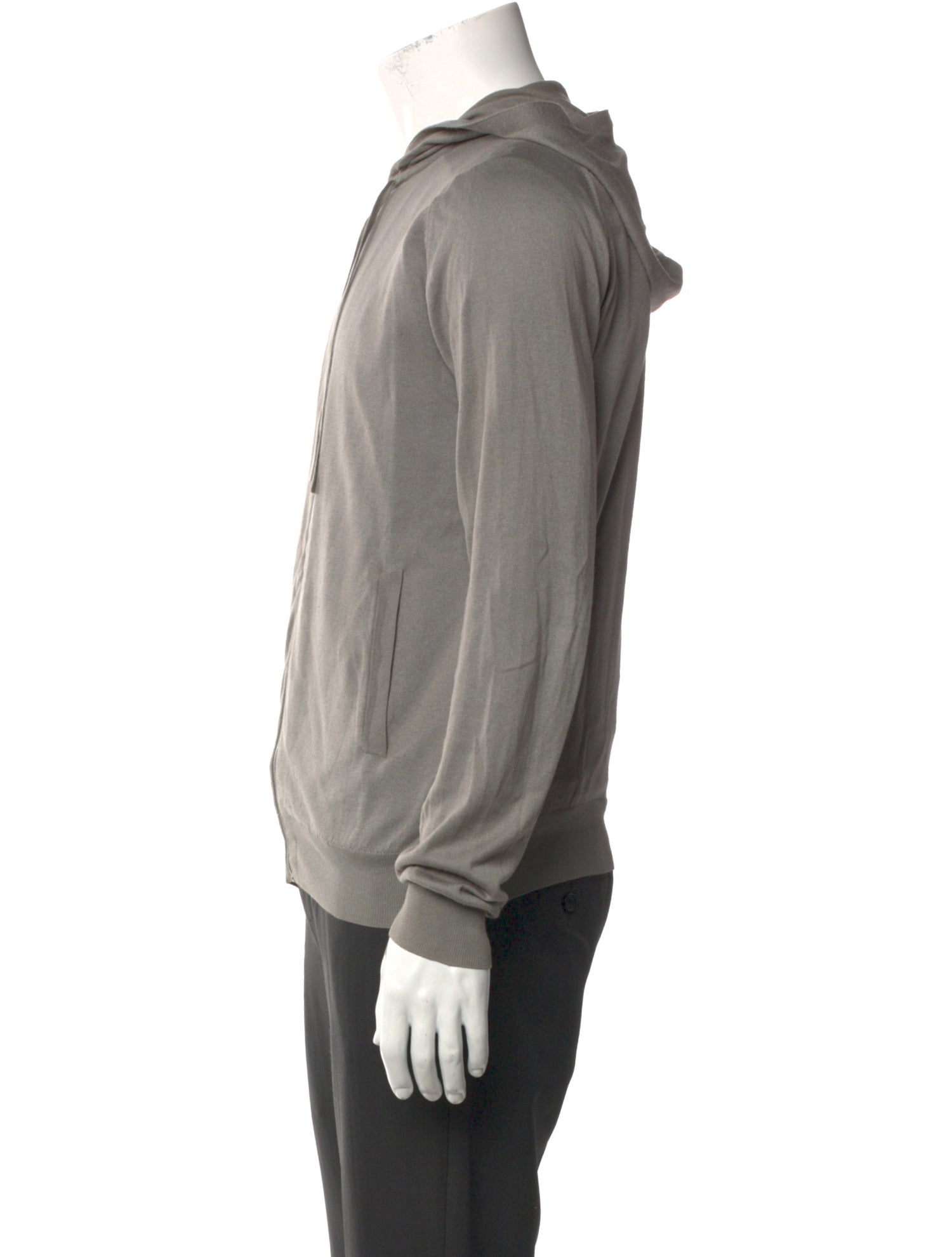 Givenchy Silk Mock Neck Cardigan