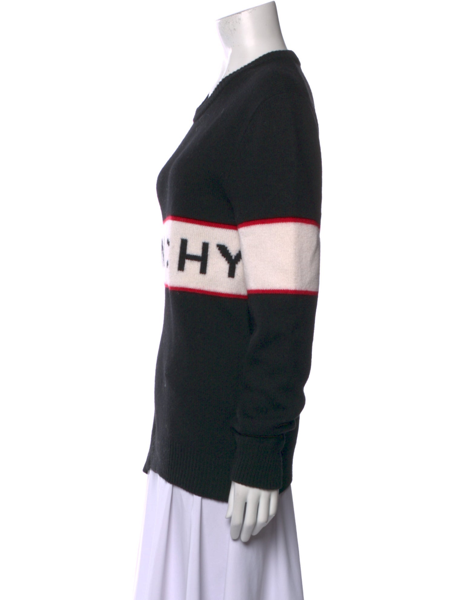 Givenchy Wool Graphic Print Sweater