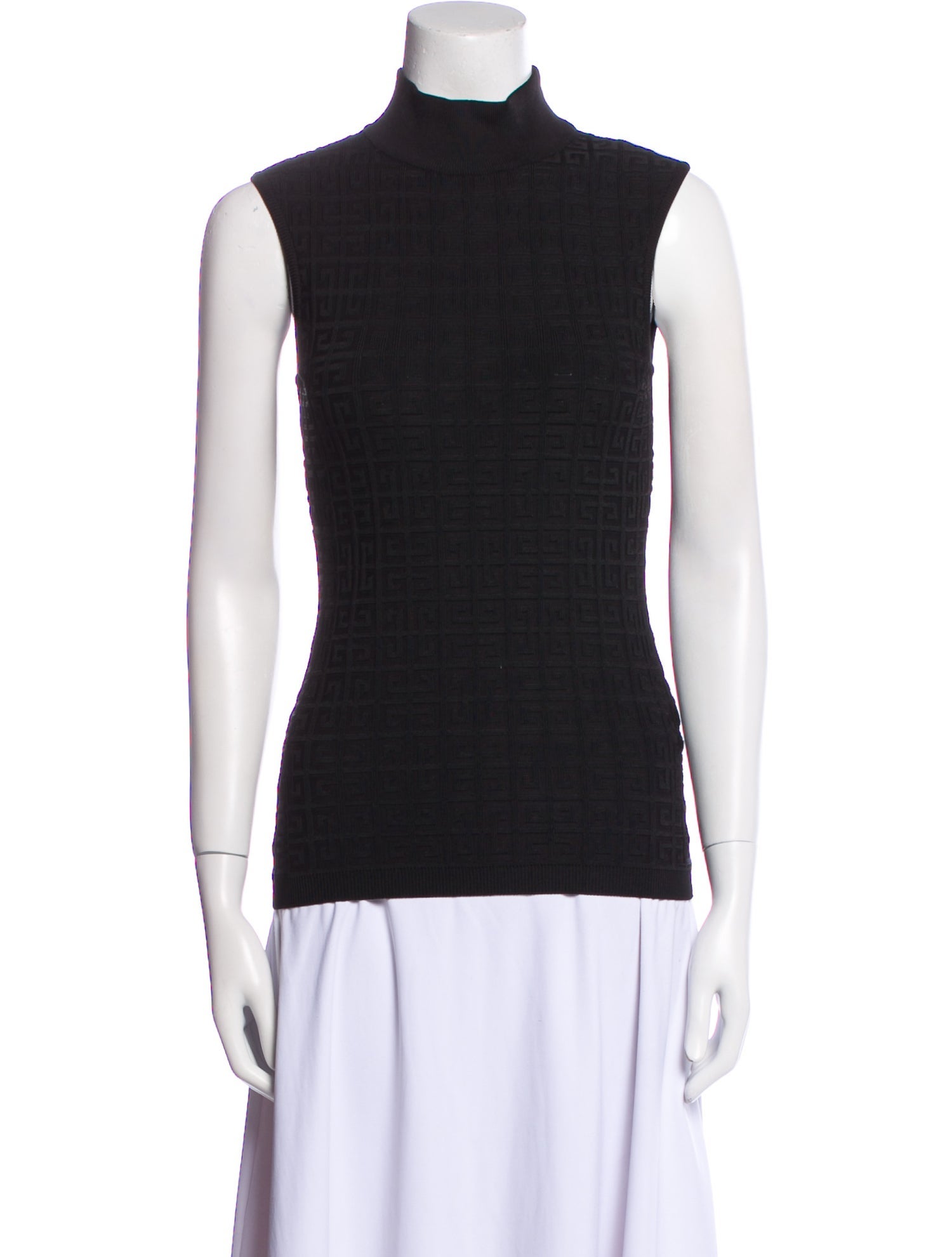 Givenchy Turtleneck Sleeveless Top