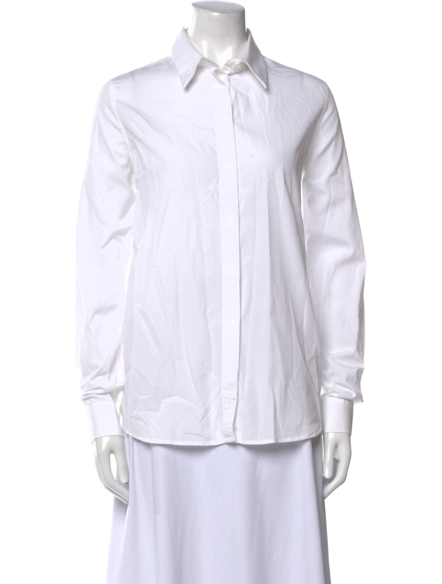 Givenchy Long Sleeve Button-Up Top