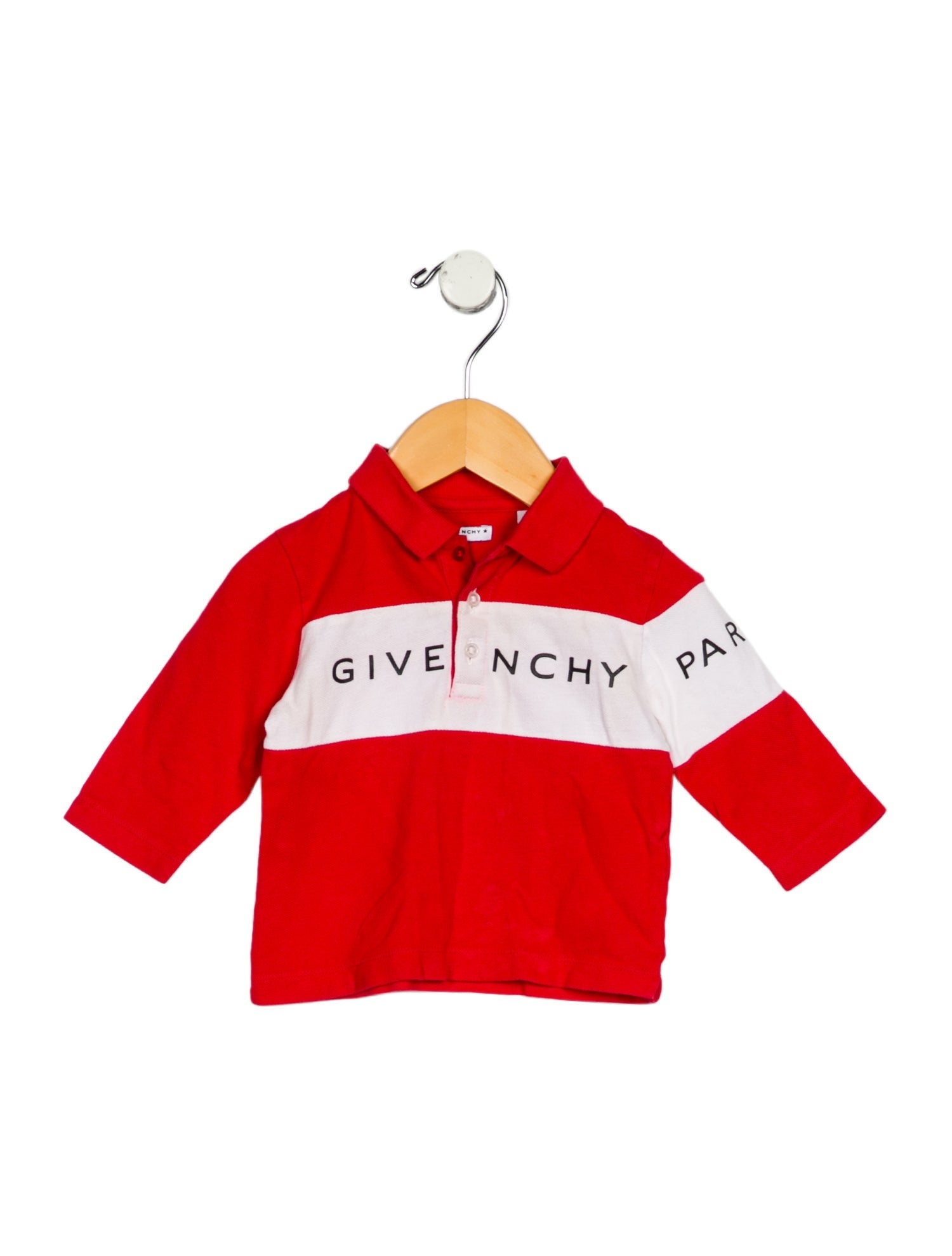 Givenchy Boys' Long Sleeve Polo Shirt