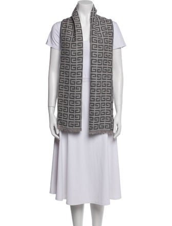 Givenchy Wool Printed Scarf