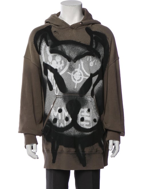 Givenchy Graphic Print Crew Neck Hoodie