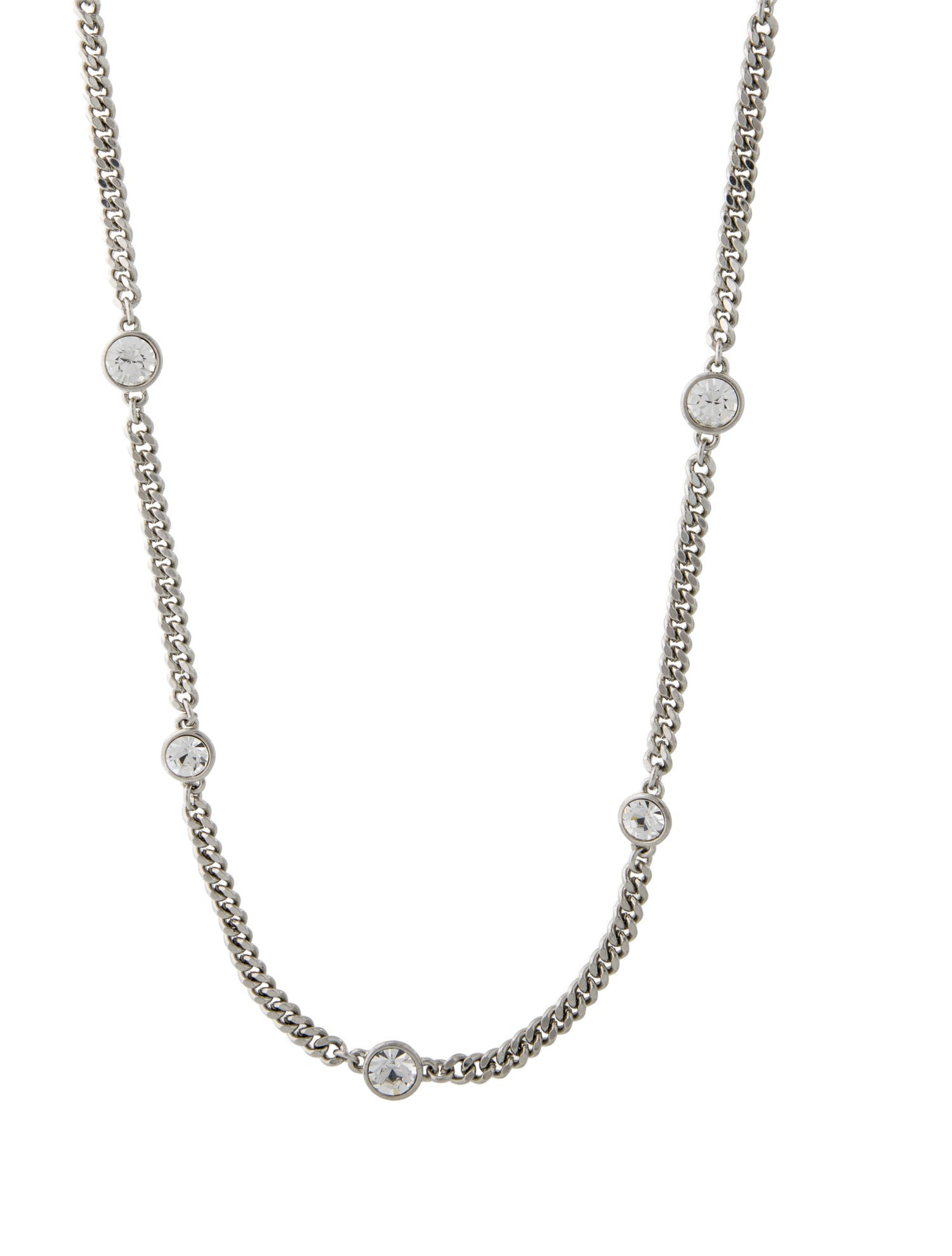 Givenchy Crystal Station Necklace