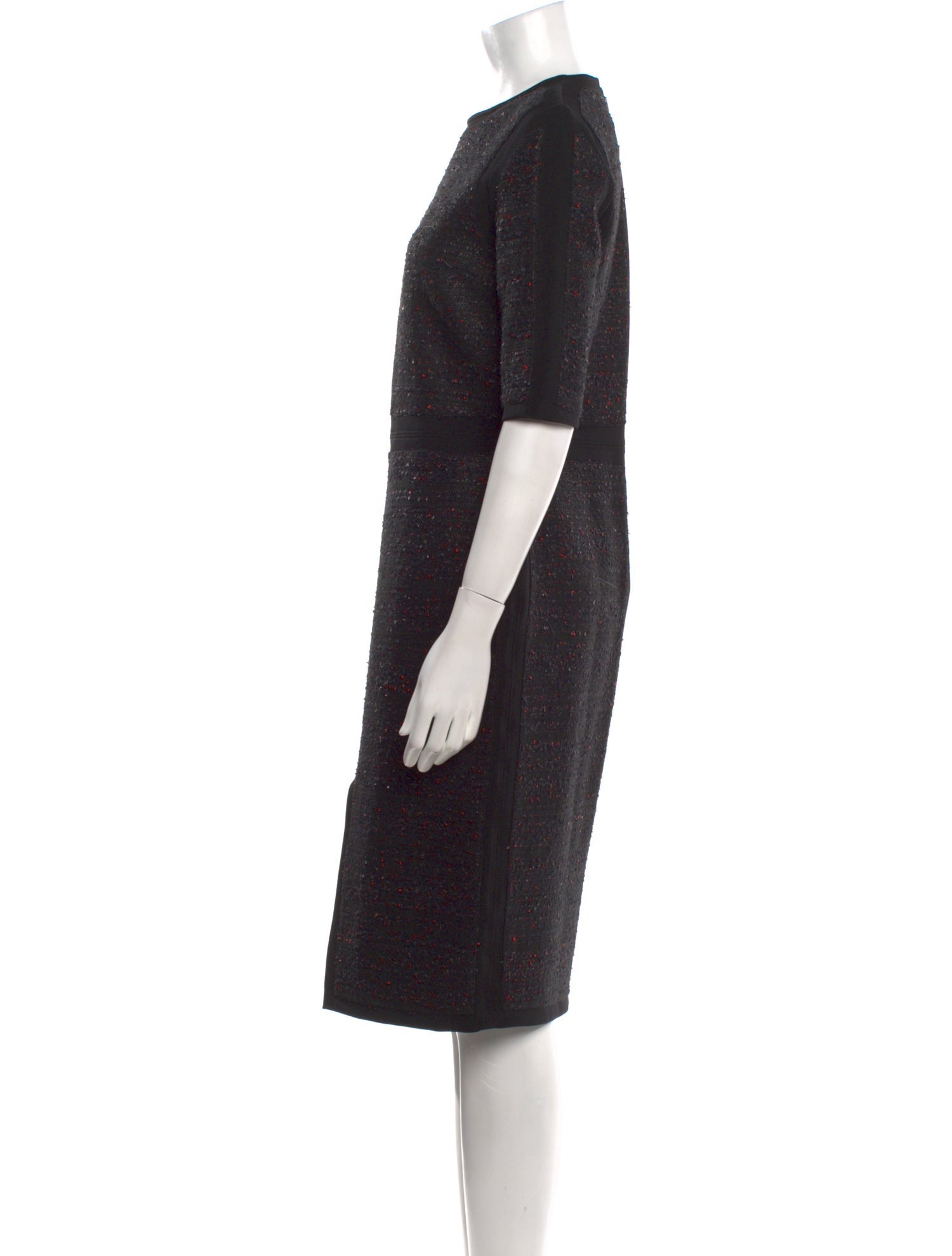 Givenchy Crew Neck Midi Length Dress