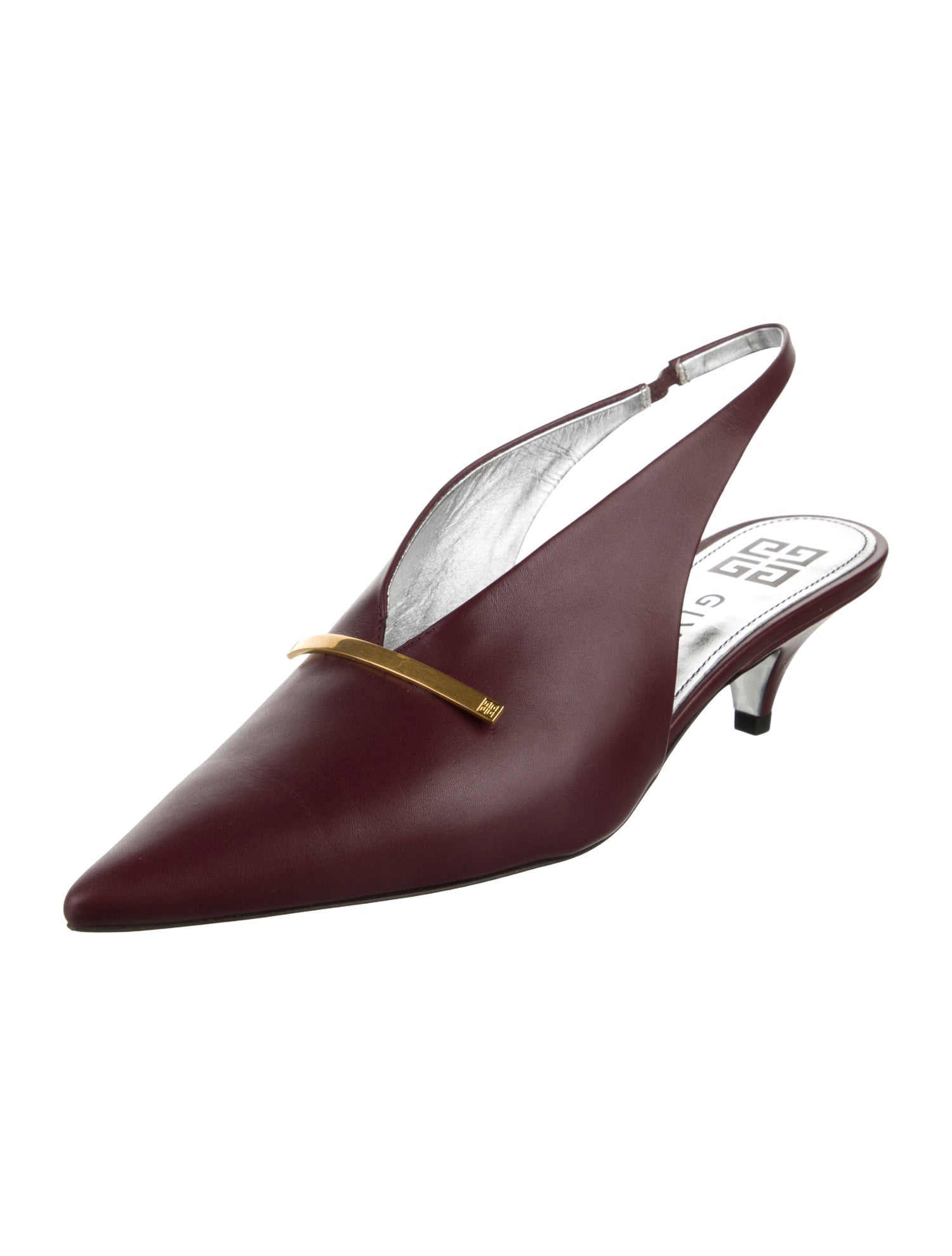 Givenchy Leather Slingback Pumps