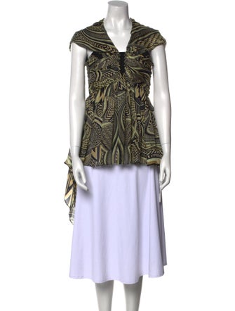 Givenchy Silk Printed Top
