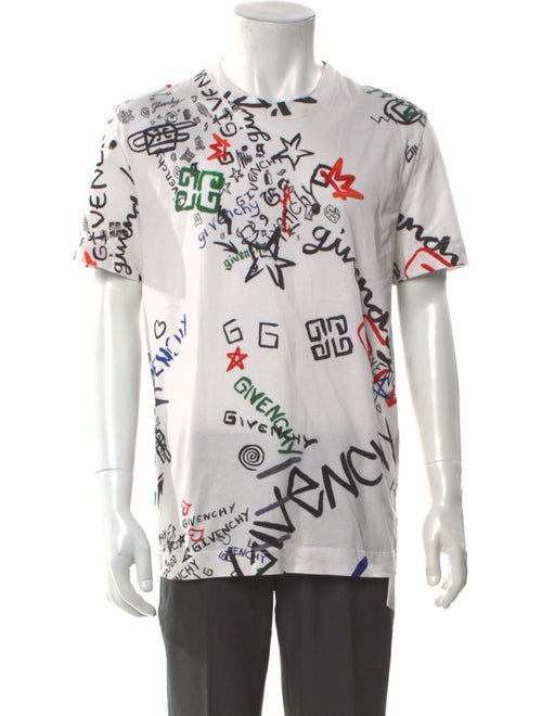 Givenchy Graphic Print Crew Neck T-Shirt