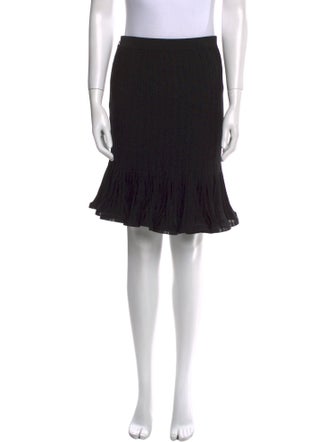 Givenchy Ruffle Embellishment Knee-Length Skirt