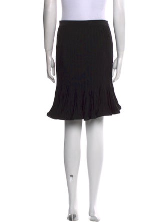 Givenchy Ruffle Embellishment Knee-Length Skirt