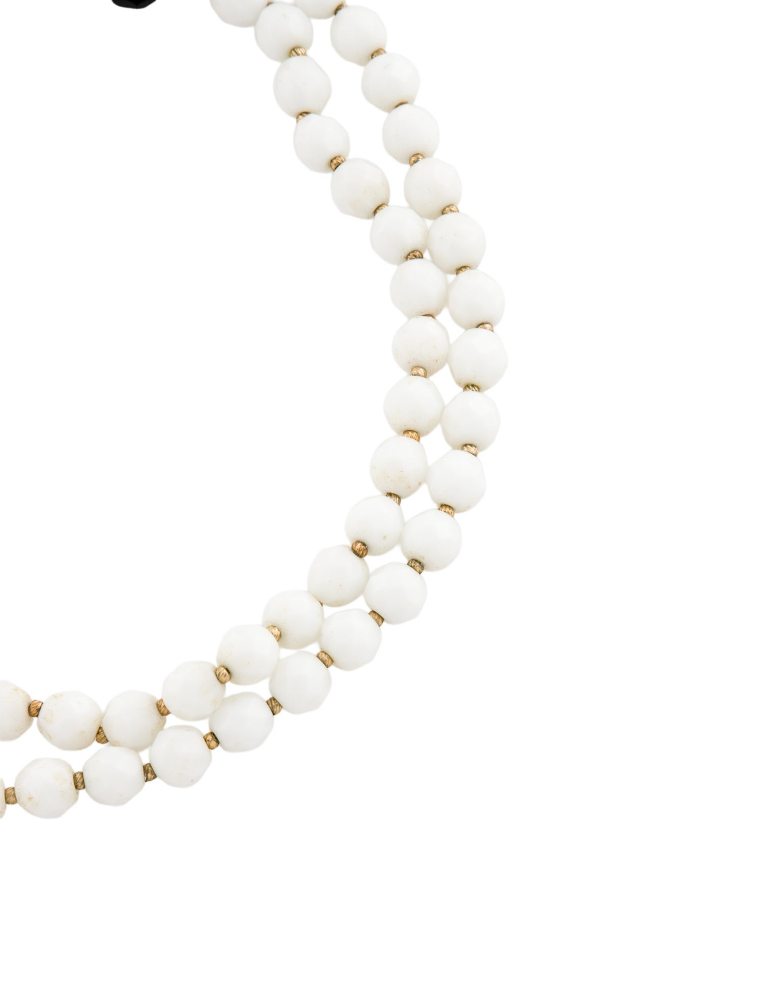 Givenchy Crystal & Bead, Enamel Choker Necklace