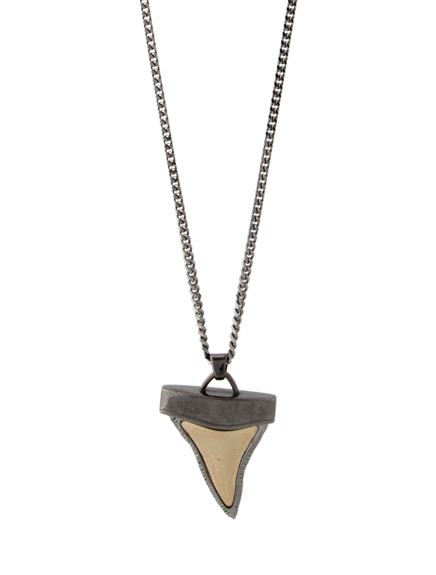 Givenchy 'Shark Tooth' Double Strand Pendant Necklace