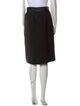 Givenchy Bow Accents Knee-Length Skirt