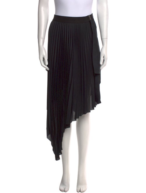Givenchy Pleated Accents Midi Length Skirt