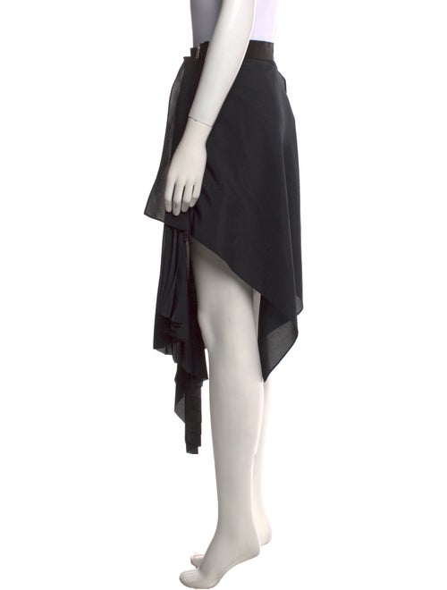 Givenchy Pleated Accents Midi Length Skirt