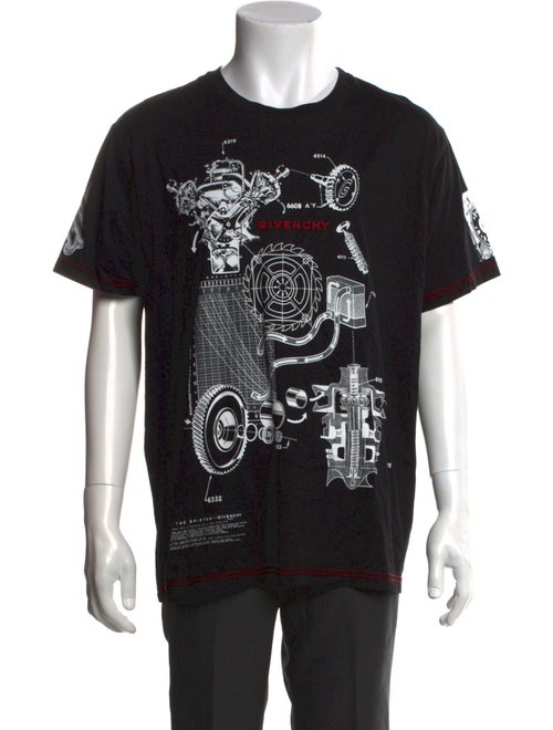 Givenchy Graphic Print Crew Neck T-Shirt