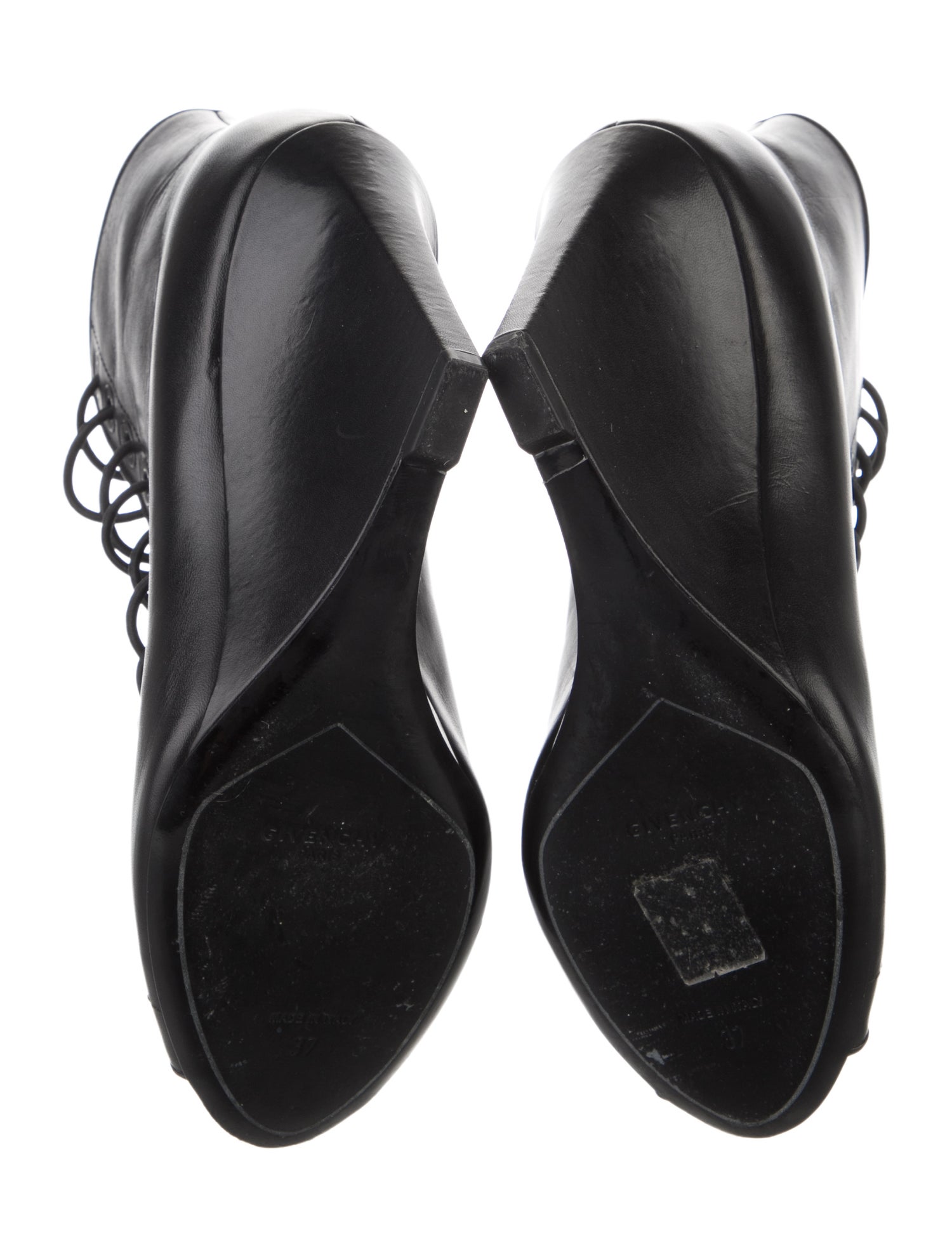 Givenchy Leather Lace-Up Boots