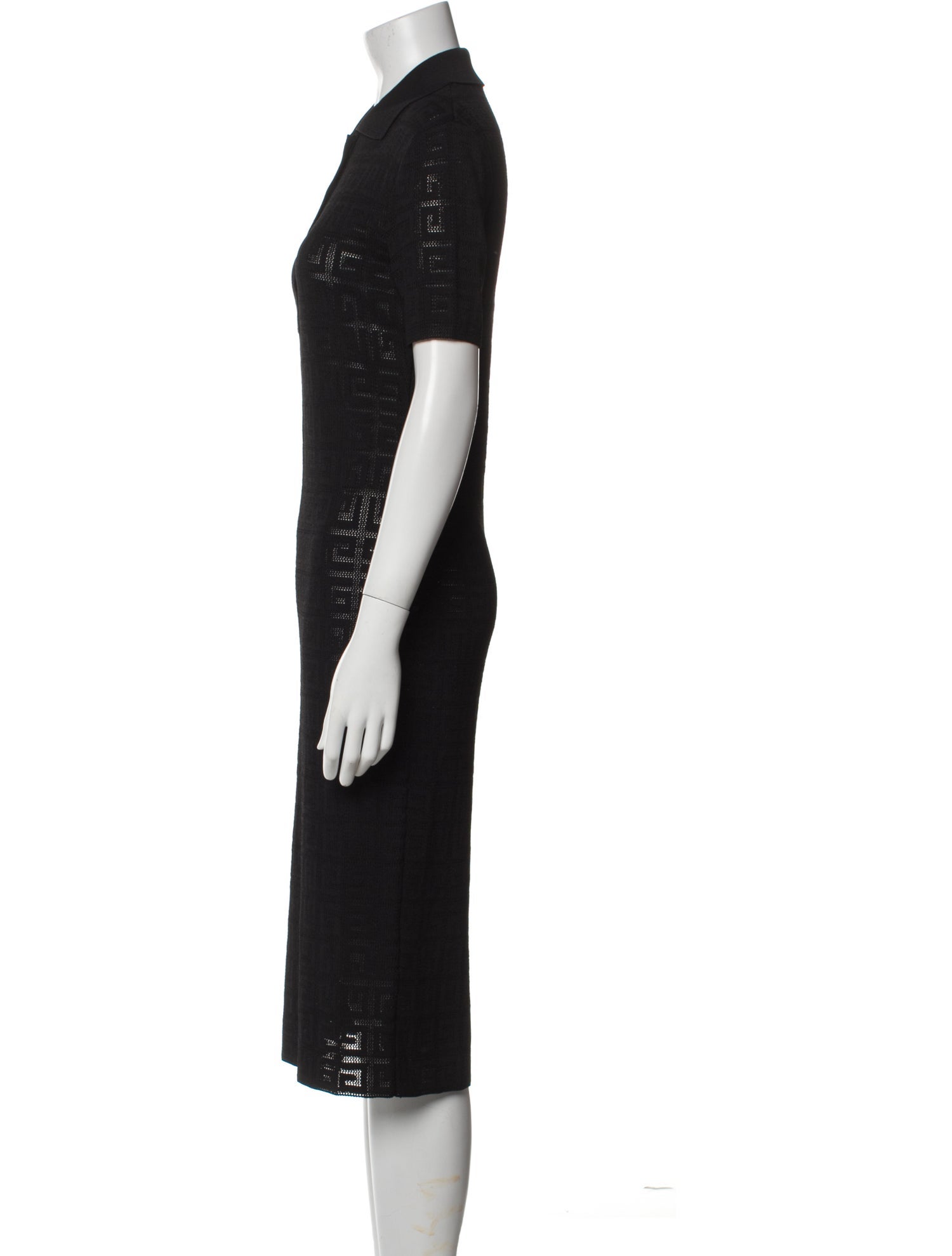 Givenchy Crew Neck Midi Length Dress